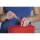 AKTION: tesa Klebefilmabroller Mini-Abroller rot/blau + GRATIS 2 Rollen tesafilm Kristall-Klar, 10,0 m x 15,0 mm (LxB)