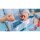 AKTION: tesa Klebefilmabroller Mini-Abroller rot/blau + GRATIS 2 Rollen tesafilm Kristall-Klar, 10,0 m x 15,0 mm (LxB)