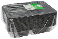 PROPAC Mehrweg-Menüschalen schwarz 22,7 x 17,8 cm,...