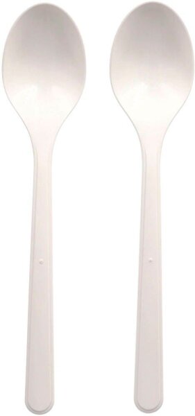circulware RESBONSIBLES Mehrweg-Löffel, Kunststoff weiß, 50 St.