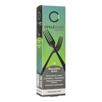 circulware RESBONSIBLES Mehrweg-Gabeln, Kunststoff...