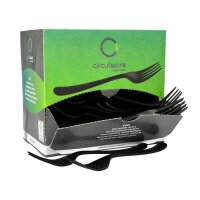 circulware RESBONSIBLES Mehrweg-Gabeln, Kunststoff...