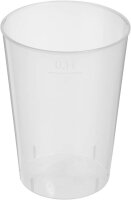 STARPAK Mehrweg-Trinkbecher transparent 0,1 l, 40 St.