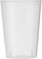 STARPAK Mehrweg-Trinkbecher transparent 0,1 l, 40 St.