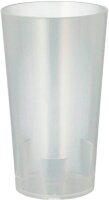 STARPAK Mehrweg-Trinkbecher transparent 0,2 l, 10 St.