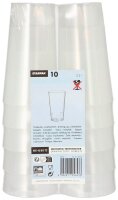 STARPAK Mehrweg-Trinkbecher transparent 0,2 l, 10 St.