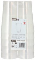 STARPAK Mehrweg-Trinkbecher transparent 0,3 l, 10 St.