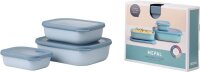MEPAL Frischhaltedosen-Set Cirqula blau 0,5/1,0/2,0 l, 1 Set