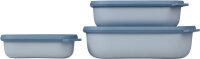 MEPAL Frischhaltedosen-Set Cirqula blau 0,5/1,0/2,0 l, 1 Set