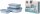 MEPAL Frischhaltedosen-Set Cirqula blau 0,5/1,0/2,0 l, 1 Set