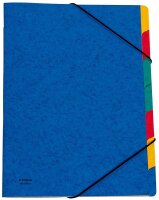 DONAU Ordnungsmappe 7 Fächer blau, 1 St.