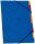 DONAU Ordnungsmappe 9 Fächer blau, 1 St.