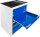 ADB MAMMUT MAXI Schubladenschrank lichtgrau, lichtblau 8 Schubladen 71,0 x 55,0 x 90,0 cm, 1 St.