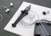 FABER-CASTELL Zirkel Stream blackstone, 1 St.