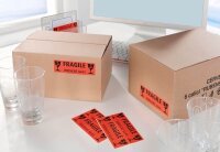 AVERY Zweckform Warnetiketten 3050 rot »Fragile Vorsicht Glas« 119,0 x 38,0 mm, 10 Etiketten