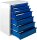 ADB MAMMUT Schubladenschrank lichtgrau, lichtblau 7 Schubladen 70,0 x 43,5 x 90,0 cm, 1 St.