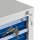 ADB MAMMUT Schubladenschrank lichtgrau, lichtblau 7 Schubladen 70,0 x 43,5 x 90,0 cm, 1 St.