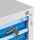 ADB MAMMUT Schubladenschrank lichtgrau, lichtblau 6 Schubladen 70,0 x 43,5 x 75,0 cm, 1 St.