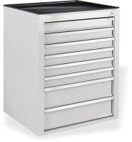 ADB MAMMUT MAXI Schubladenschrank lichtgrau 8 Schubladen...