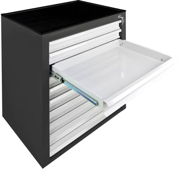 ADB MAMMUT MAXI Schubladenschrank lichtgrau, anthrazit 10 Schubladen 71,0 x 55,0 x 90,0 cm, 1 St.