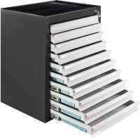 ADB MAMMUT MAXI Schubladenschrank lichtgrau, anthrazit 10 Schubladen 71,0 x 55,0 x 90,0 cm, 1 St.