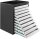 ADB MAMMUT MAXI Schubladenschrank lichtgrau, anthrazit 10 Schubladen 71,0 x 55,0 x 90,0 cm, 1 St.