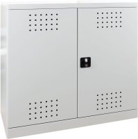 ADB Umweltschrank 40703 lichtgrau 2 Fachböden 100,0 x 50,0 x 100,0 cm, aufgebaut, 1 St.