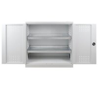 ADB Umweltschrank 40703 lichtgrau 2 Fachböden 100,0 x 50,0 x 100,0 cm, aufgebaut, 1 St.