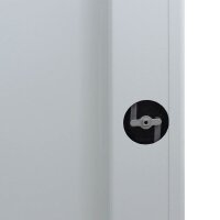 ADB Umweltschrank 40703 lichtgrau 2 Fachböden 100,0 x 50,0 x 100,0 cm, aufgebaut, 1 St.