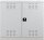 ADB Umweltschrank 40703 lichtgrau 2 Fachböden 100,0 x 50,0 x 100,0 cm, aufgebaut, 1 St.