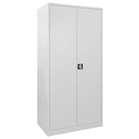 ADB Stahlschrank 40750 lichtgrau 4 Fachböden 92,0 x...