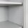 ADB Stahlschrank 40750 lichtgrau 4 Fachböden 92,0 x 50,0 x 195,0 cm, aufgebaut, 1 St.