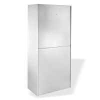 ADB Schubladenschrank lichtgrau 80,0 x 41,0 x 179,0 cm, 1 St.