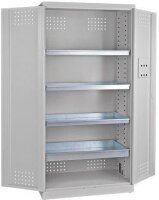 ADB Umweltschrank 40729 lichtgrau 92,0 x 58,0 x 192,0 cm,...