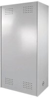 ADB Umweltschrank 40729 lichtgrau 92,0 x 58,0 x 192,0 cm, aufgebaut  ( 40729 )