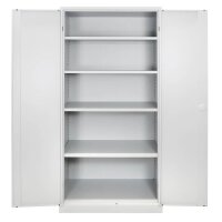 ADB Stahlschrank 40752 lichtgrau 4 Fachböden 92,0 x...