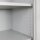 ADB Stahlschrank 40752 lichtgrau 4 Fachböden 92,0 x 60,0 x 195,0 cm, aufgebaut, 1 St.