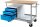 ADB Werkbank Eko lichtgrau, lichtblau 3 Schubladen 130,0 x 60,0 x 85,0 cm