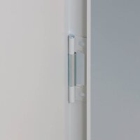ADB Stahlschrank 40956 lichtgrau 4 Fachböden 92,0 x 42,0 x 195,0 cm, aufgebaut, 1 St.