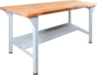ADB Werkbank PROFI 1500 lichtgrau 150,0 x 75,0 x 85,0 cm