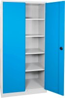 ADB Stahlschrank 40751 lichtgrau, lichtblau 4...
