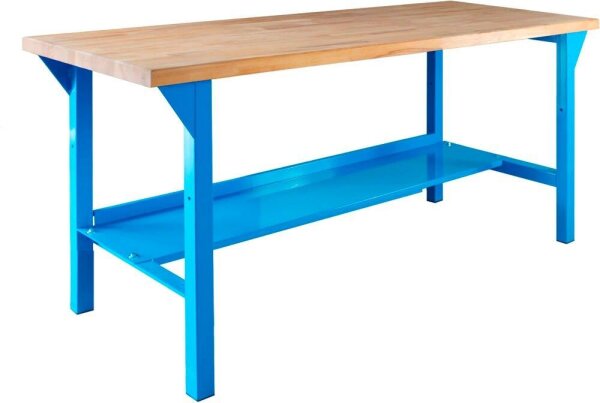 ADB Werkbank PROFI 2000 lichtblau 200,0 x 75,0 x 85,0 cm