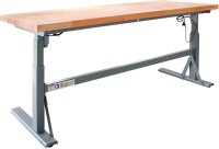 ADB Werkbank HEAVY staubgrau 200,0 x 75,0 x 70,0 cm