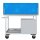 ADB Werkbank Eko lichtgrau, lichtblau 3 Schubladen 130,0 x 60,0 x 85,0 cm