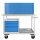 ADB Werkbank Eko lichtgrau, lichtblau 3 Schubladen 130,0 x 60,0 x 85,0 cm