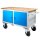 ADB Werkbank lichtgrau, lichtblau 130,0 x 60,0 x 82,7 cm