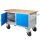 ADB Werkbank lichtgrau, lichtblau 130,0 x 60,0 x 82,7 cm