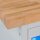 ADB Werkbank lichtgrau, lichtblau 130,0 x 60,0 x 82,7 cm