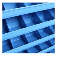 ADB Kleinteileregal 53619 lichtblau 50,0 x 12,5 x 85,0 cm