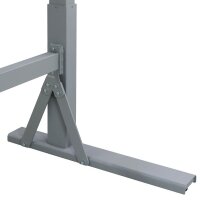 ADB Werkbank HEAVY staubgrau 200,0 x 75,0 x 70,0 cm